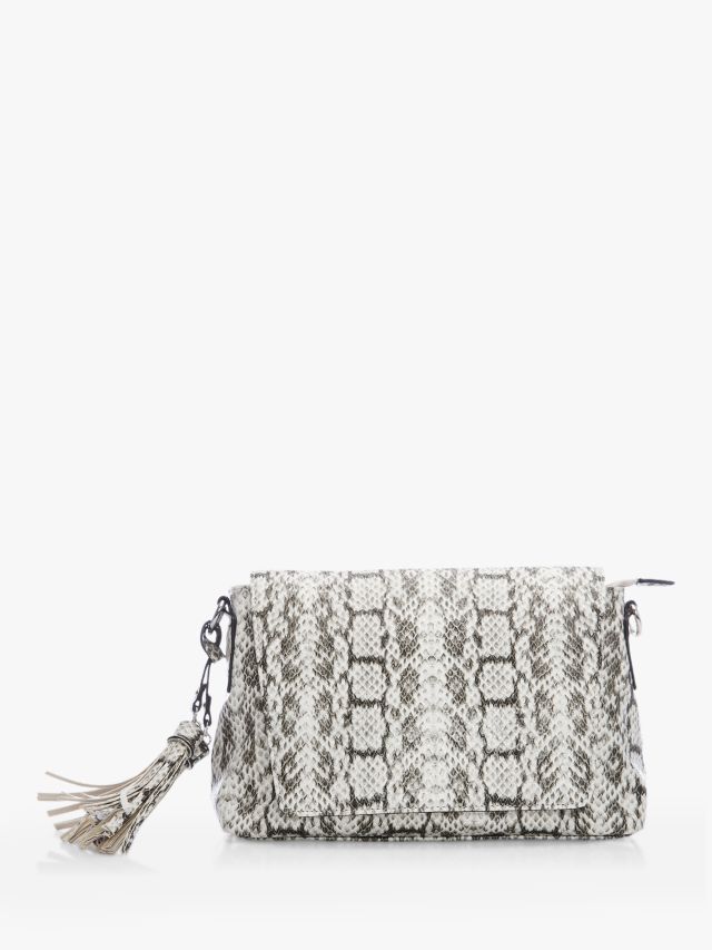 Snake print chain on sale bag