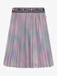Billieblush Kids' Pleated Metallic Skirt, Multi