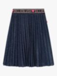 Billieblush Kids' Pleated Metallic Skirt