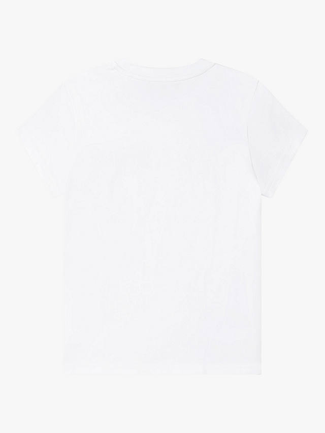 DKNY Kids' Logo Short Sleeve T-Shirt, White