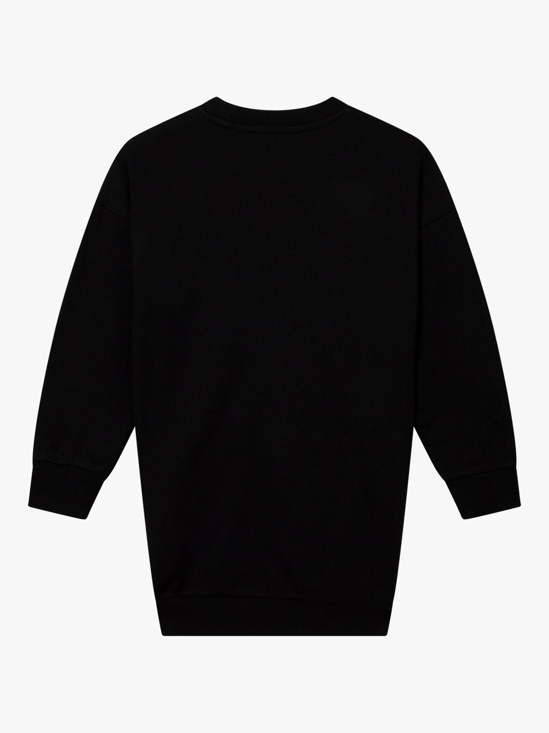 Buy DKNY Kids' Do Your Thing Logo Sweatshirt Dress, Black Online at johnlewis.com