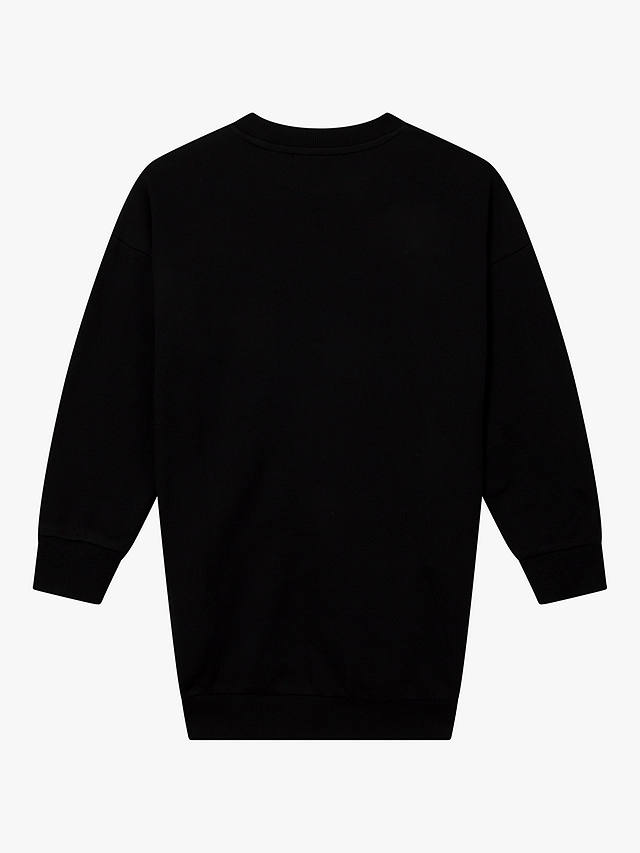 DKNY Kids' Do Your Thing Logo Sweatshirt Dress, Black