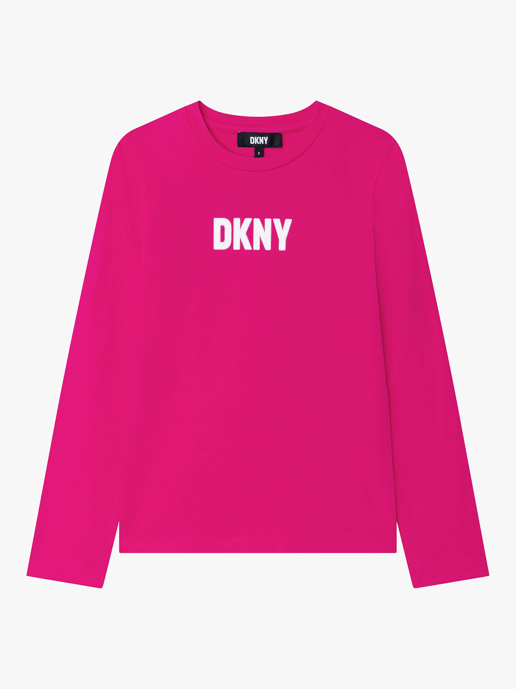 Buy DKNY Kids' Logo Long Sleeve Top Online at johnlewis.com