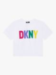 DKNY Kids' Bold Logo T-Shirt, White