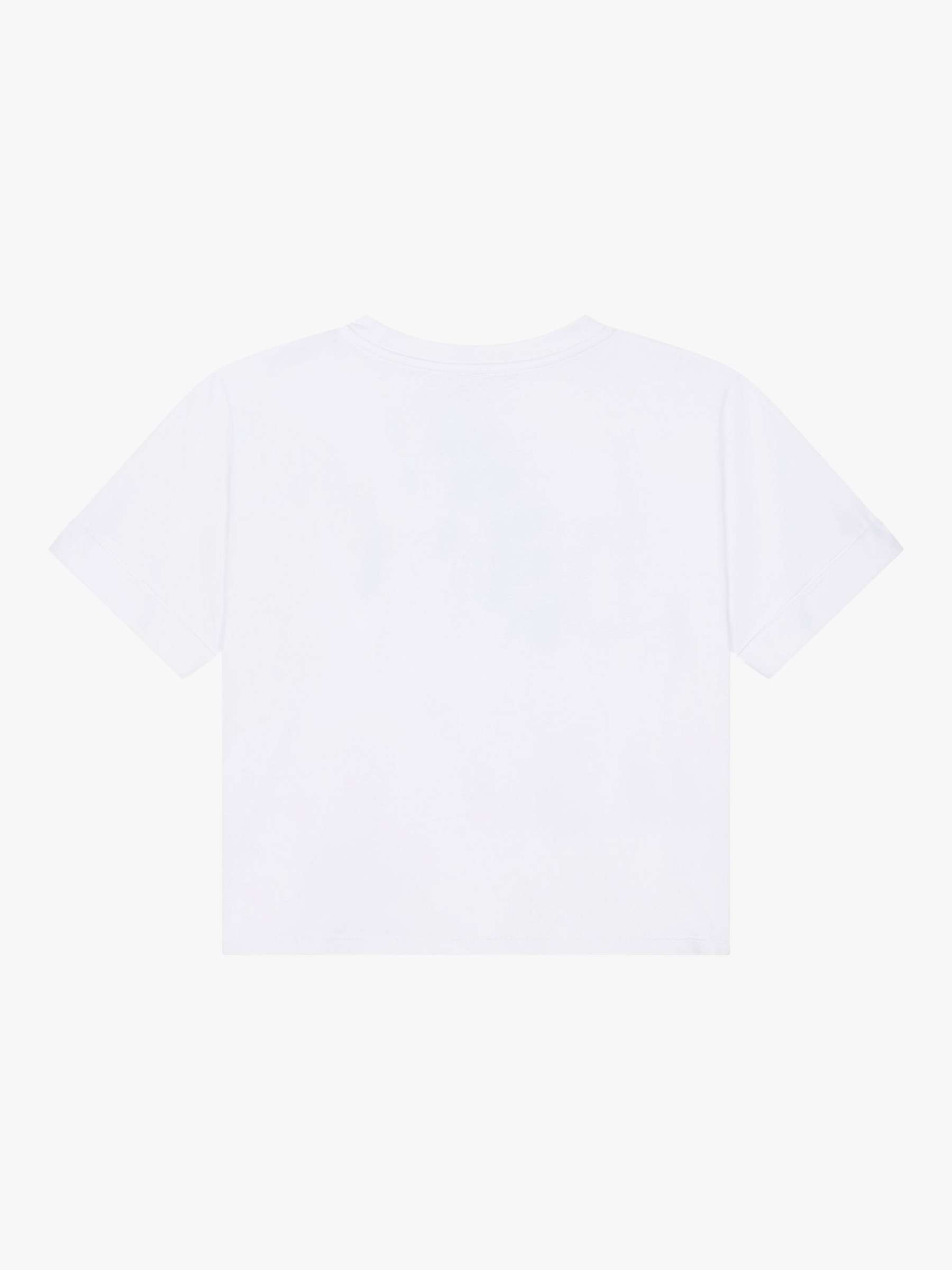 Buy DKNY Kids' Bold Logo T-Shirt, White Online at johnlewis.com