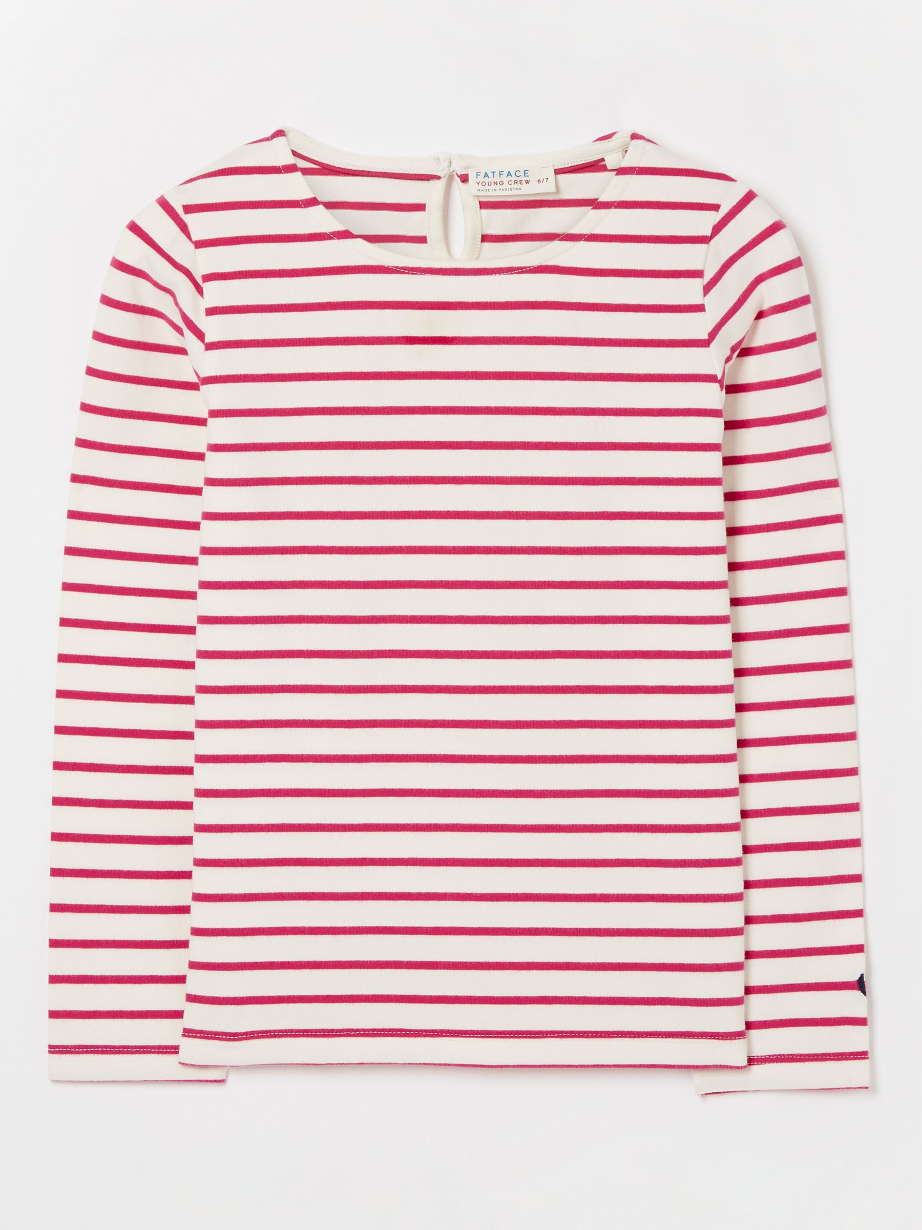 Women's Long Sleeve Striped Linen T-shirt