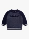 Timberland Baby Embroidered Logo Jumper, Navy