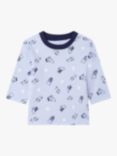 Timberland Baby Organic Cotton Long Sleeved T-Shirt, Light Blue