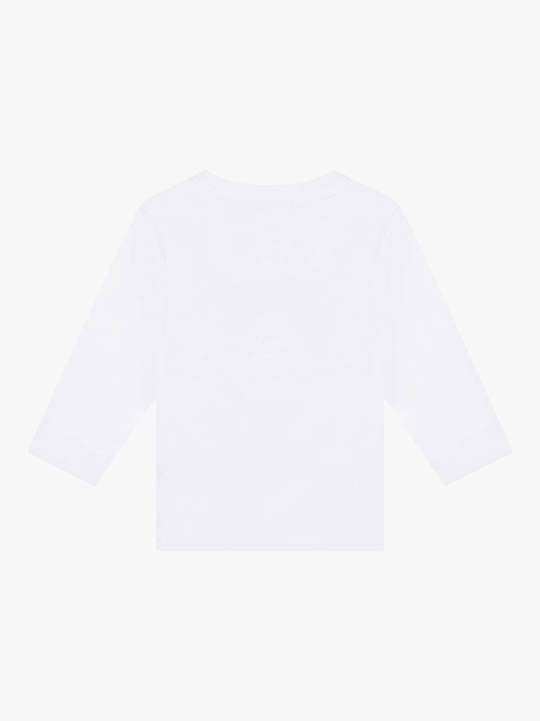 Buy Timberland Baby Organic Cotton Logo Long Sleeve T-Shirt, White Online at johnlewis.com