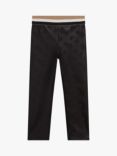 HUGO BOSS Kids' Monogram Logo Leggings, Black