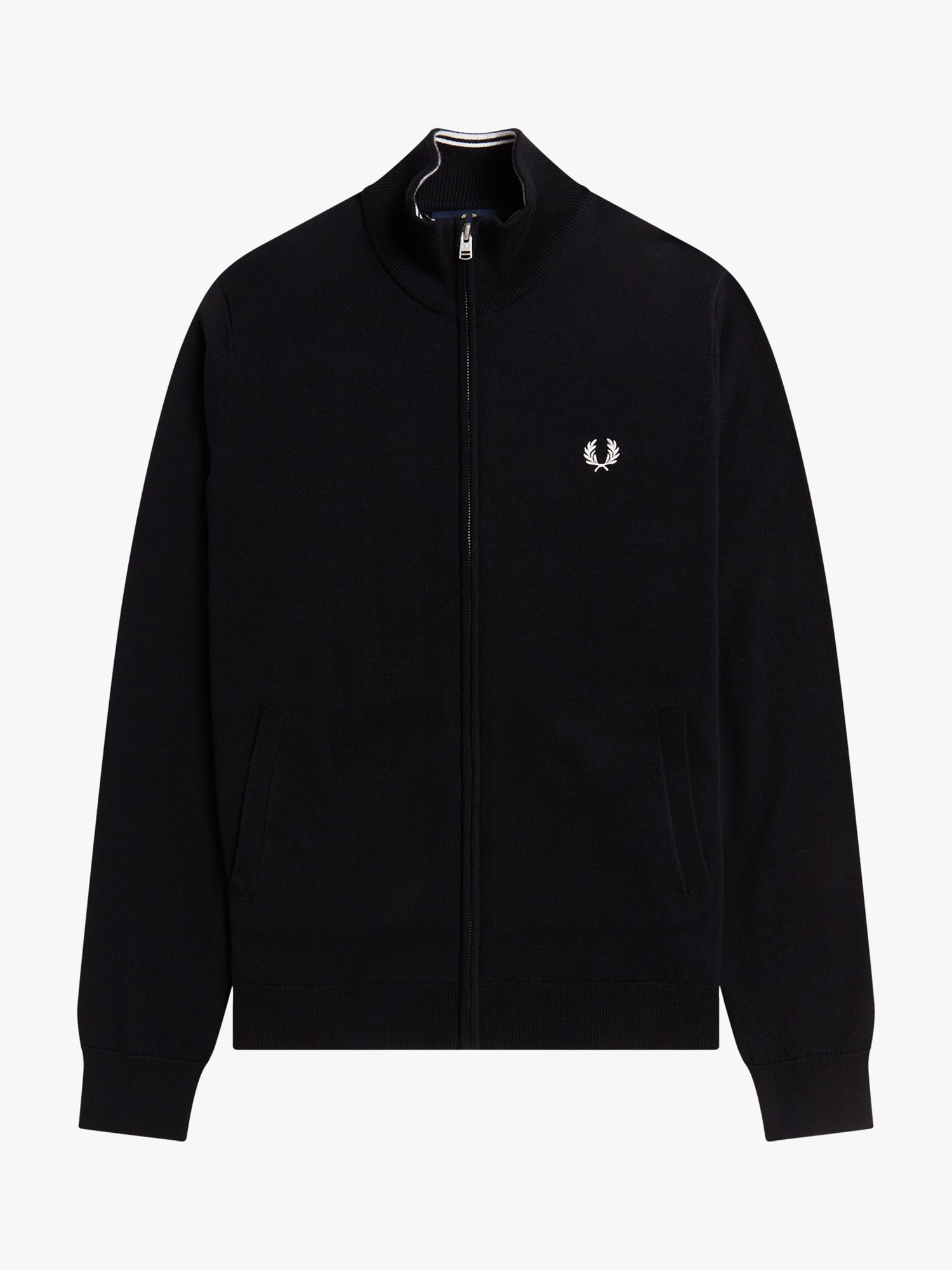 Fred Perry Classic Zip Through Cardigan, 102, S