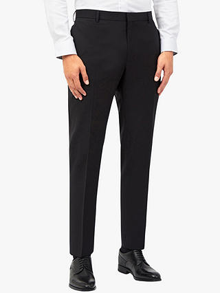 Ted Baker Tailored Fit Wool Blend Suit Trousers, Black