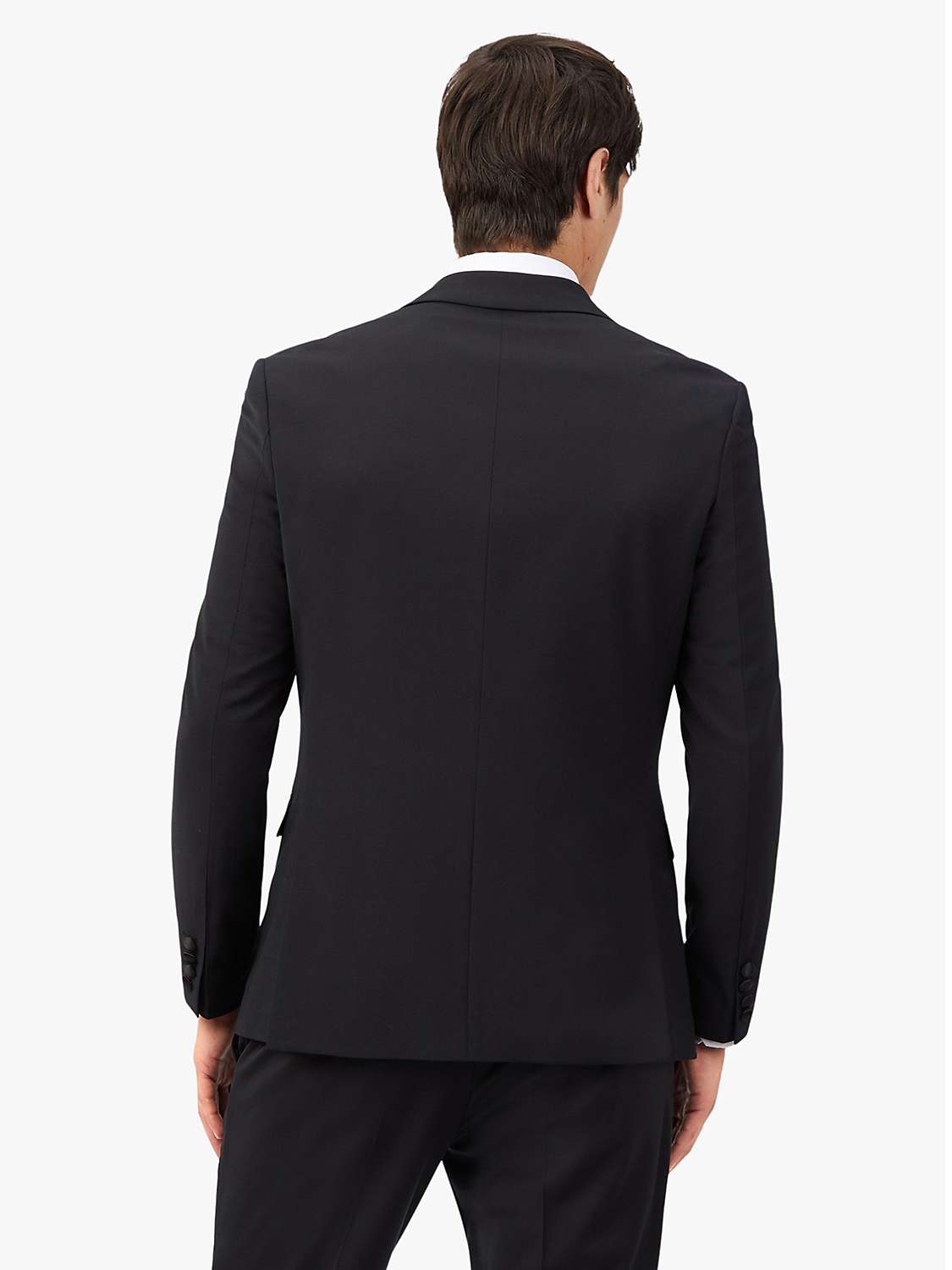 Buy Ted Baker Wool Blend Tuxedo Suit Jacket, 290 Black Online at johnlewis.com