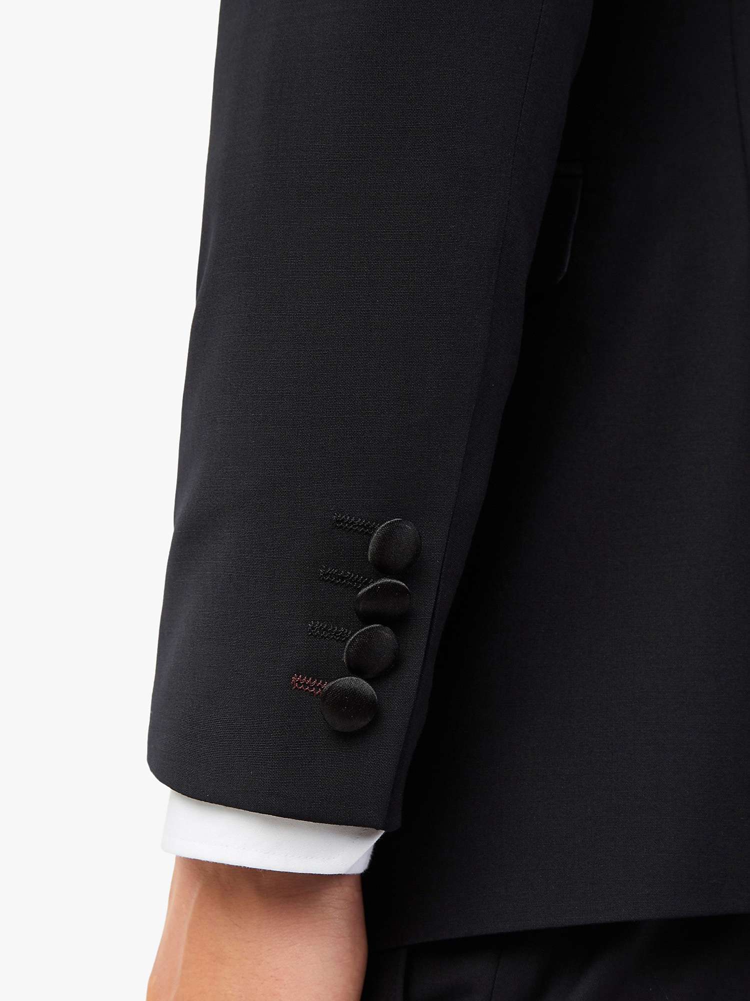 Buy Ted Baker Wool Blend Tuxedo Suit Jacket, 290 Black Online at johnlewis.com