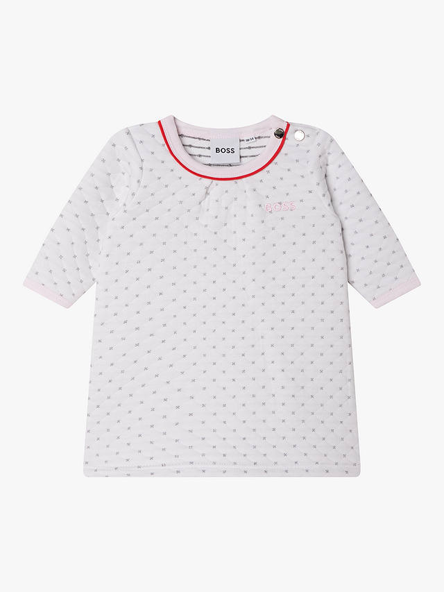 HUGO BOSS Baby Quilted Dress, White