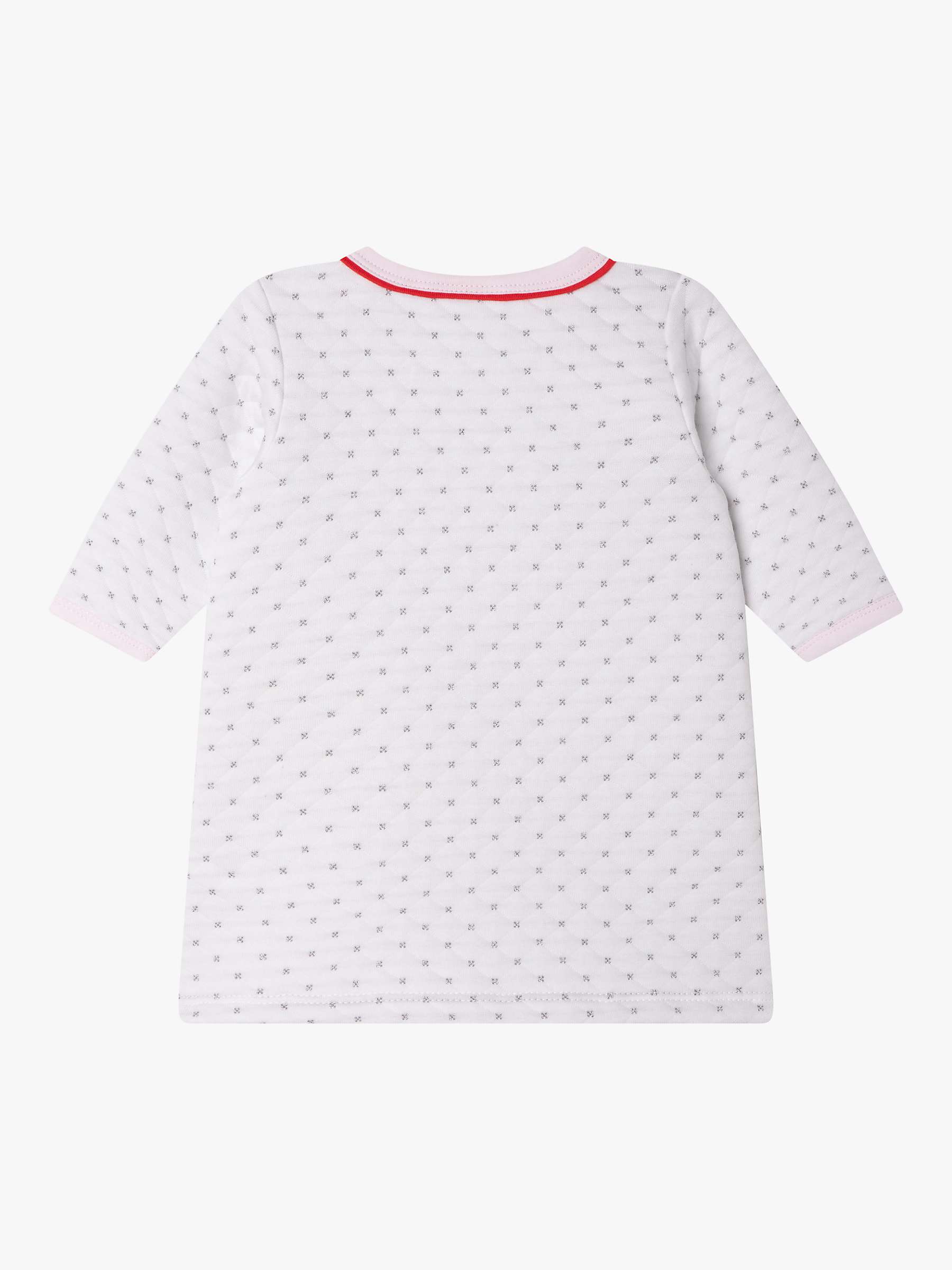 Buy HUGO BOSS Baby Quilted Dress, White Online at johnlewis.com