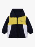 HUGO BOSS Baby Colour Block Hooded Jacket, Navy/Multi