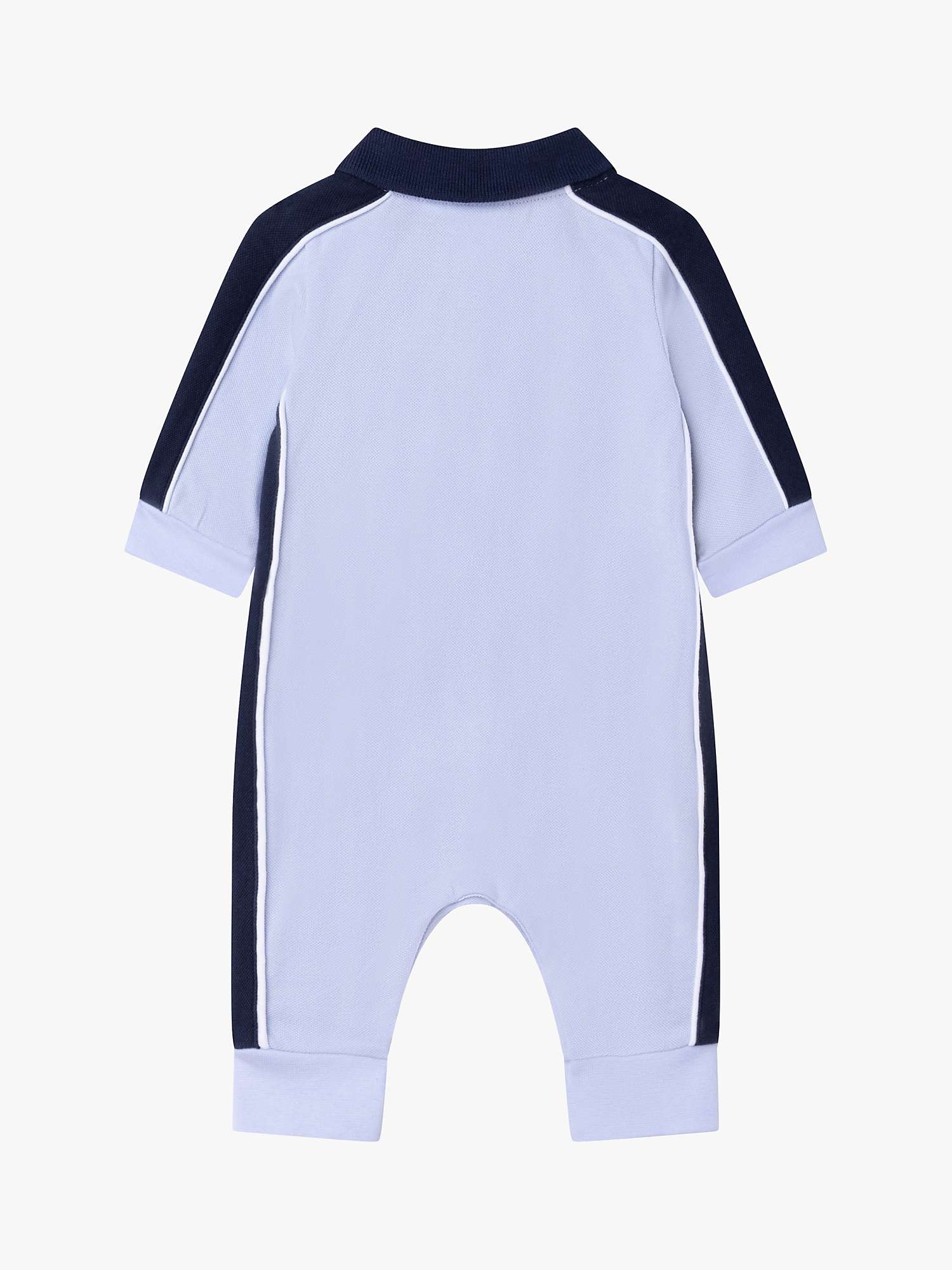 Buy HUGO BOSS Baby BOSS Emboirderd Patch Bodysuit, Light Blue Online at johnlewis.com