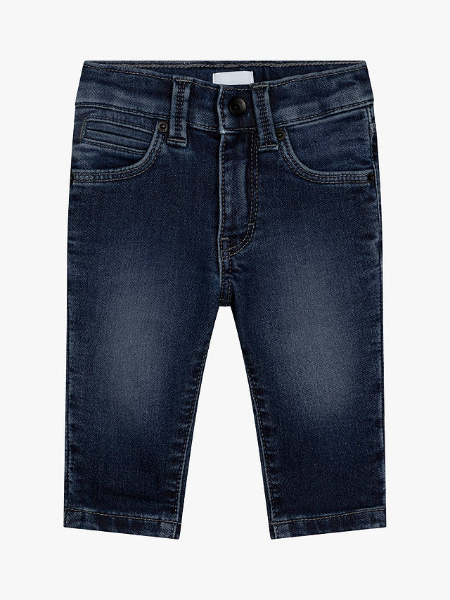 HUGO BOSS Baby Back Pocket Logo Elasticated Waist Jeans, Denim