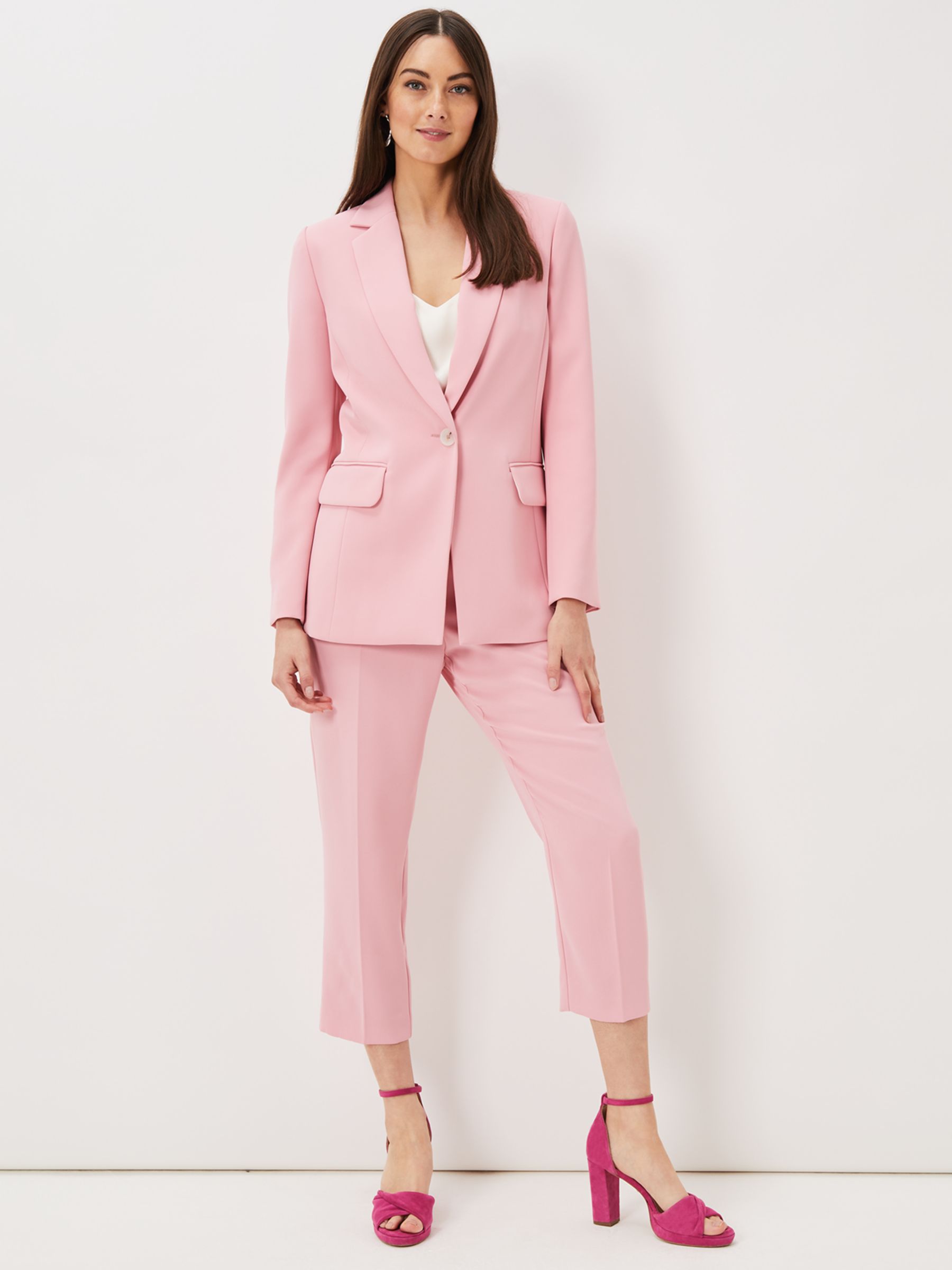 Be Flawless Hot Pink Double Breasted Blazer, 55% OFF