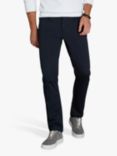 SPOKE Fives Cotton Blend Narrow Thigh Chinos, Dark Navy