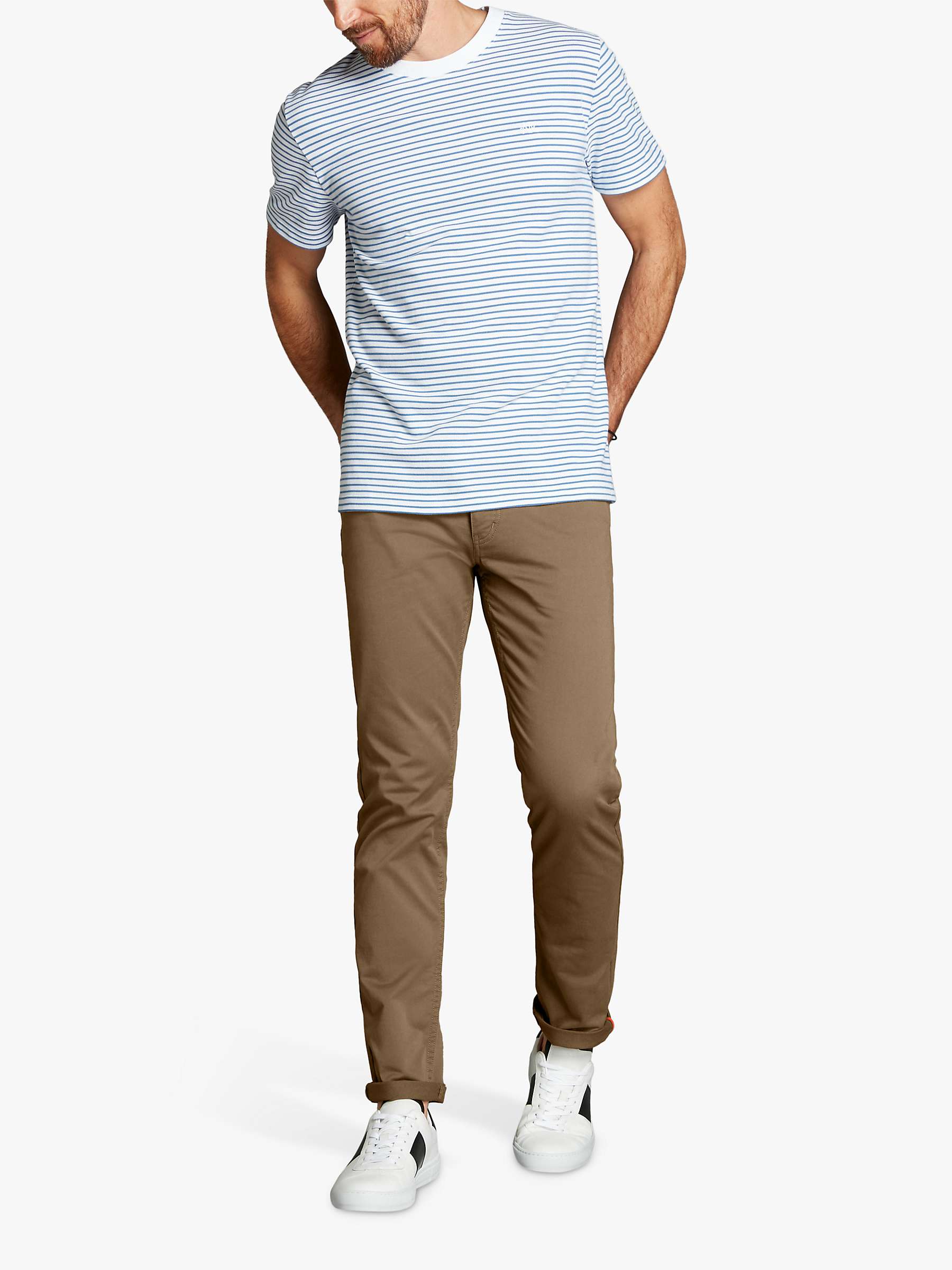 Buy SPOKE Fives Cotton Blend Narrow Thigh Chinos Online at johnlewis.com
