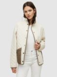 AllSaints Madison Reversible Jacket, White/Khaki