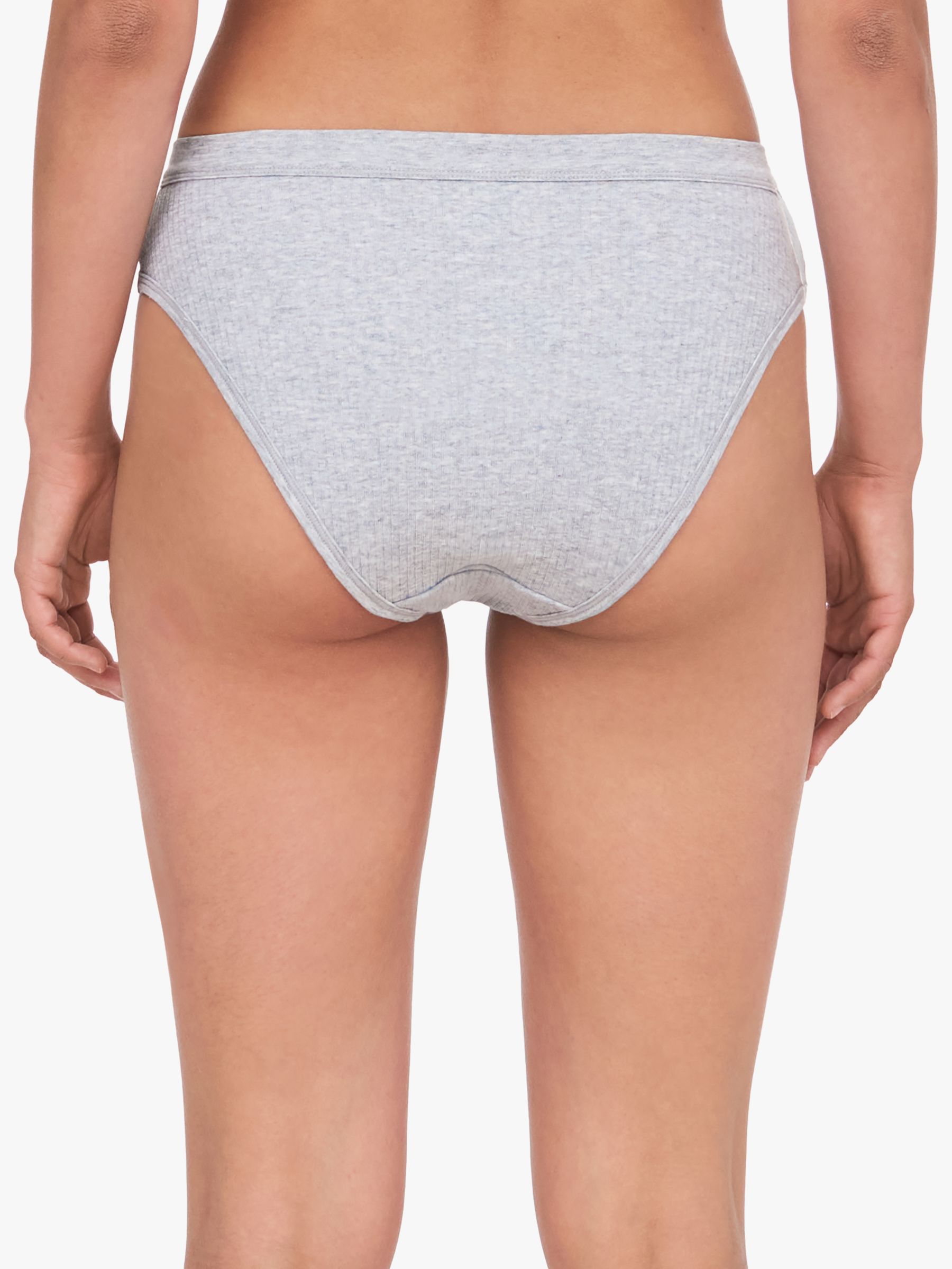 Chantelle Cotton Comfort High Waist Knickers, White at John Lewis