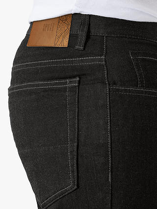 SPOKE 10oz Travel Denim Regular Thigh Jeans, Charcoal