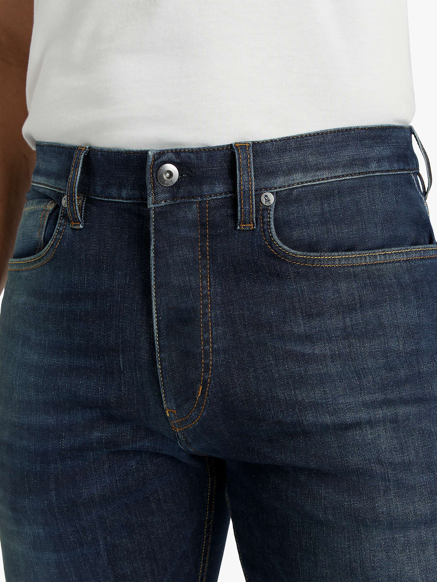 Buy SPOKE 10oz Travel Denim Slim Thigh Jeans Online at johnlewis.com