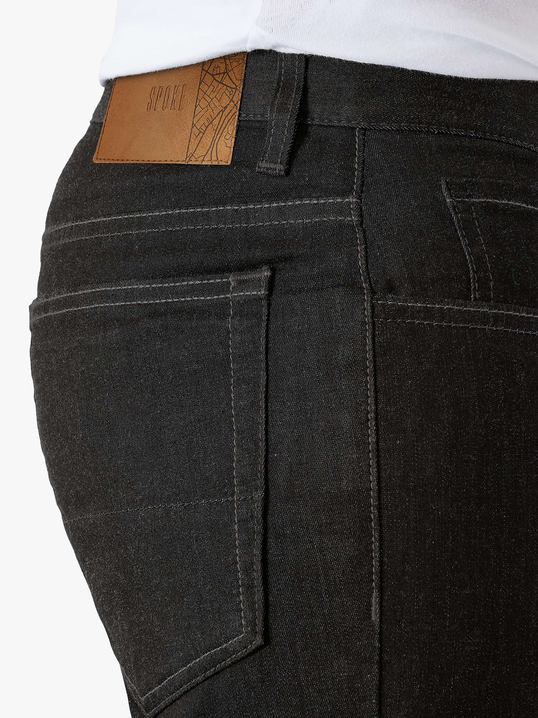 Buy SPOKE 10oz Travel Denim Broad Thigh Jeans Online at johnlewis.com