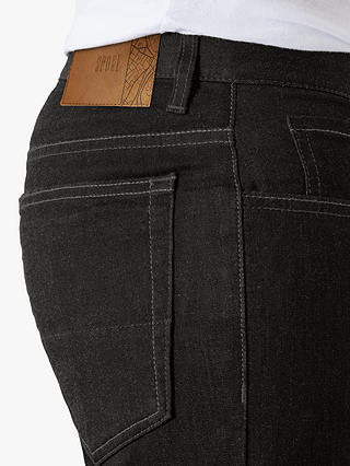SPOKE 10oz Travel Denim Broad Thigh Jeans, Charcoal