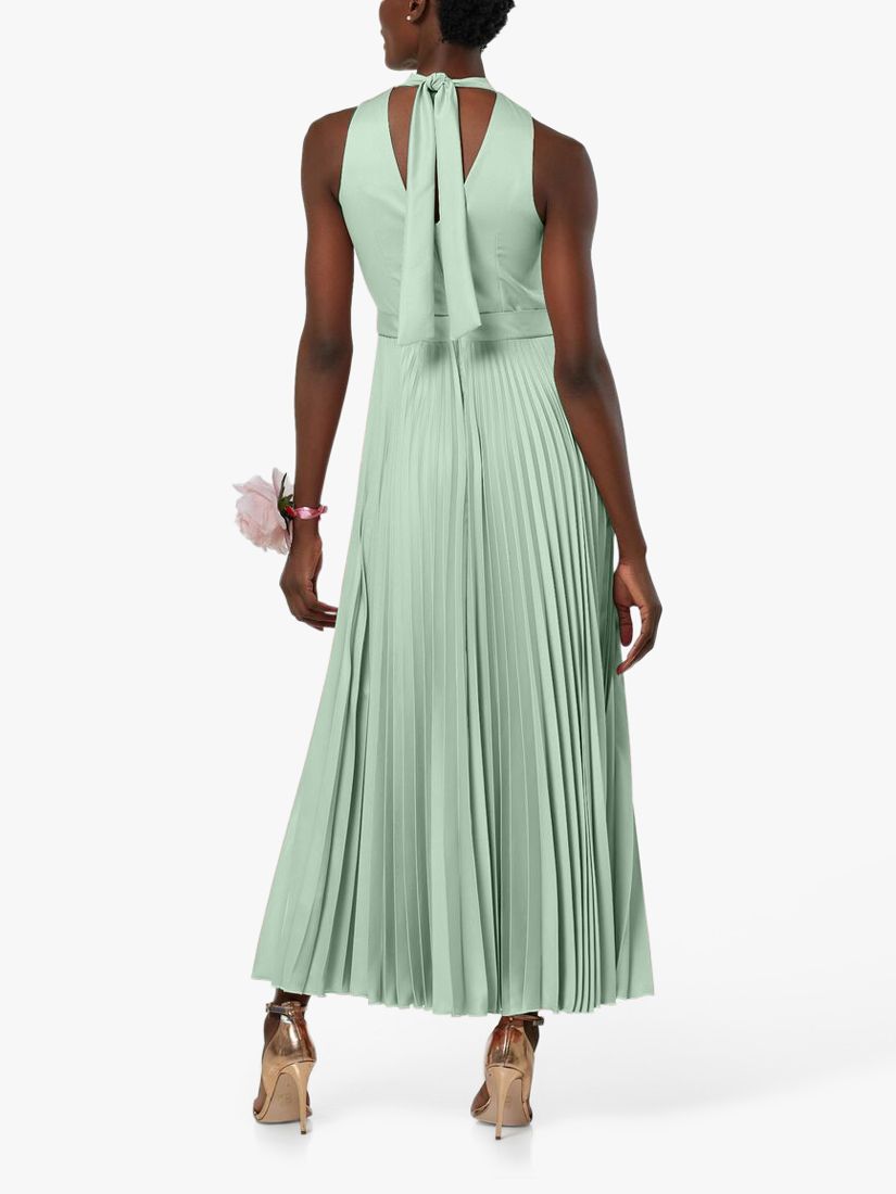 Buy Closet London Bridesmaid Satin Pleated Maxi Dress Online at johnlewis.com
