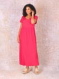 Live Unlimited Short Sleeve Maxi Dress, Pink
