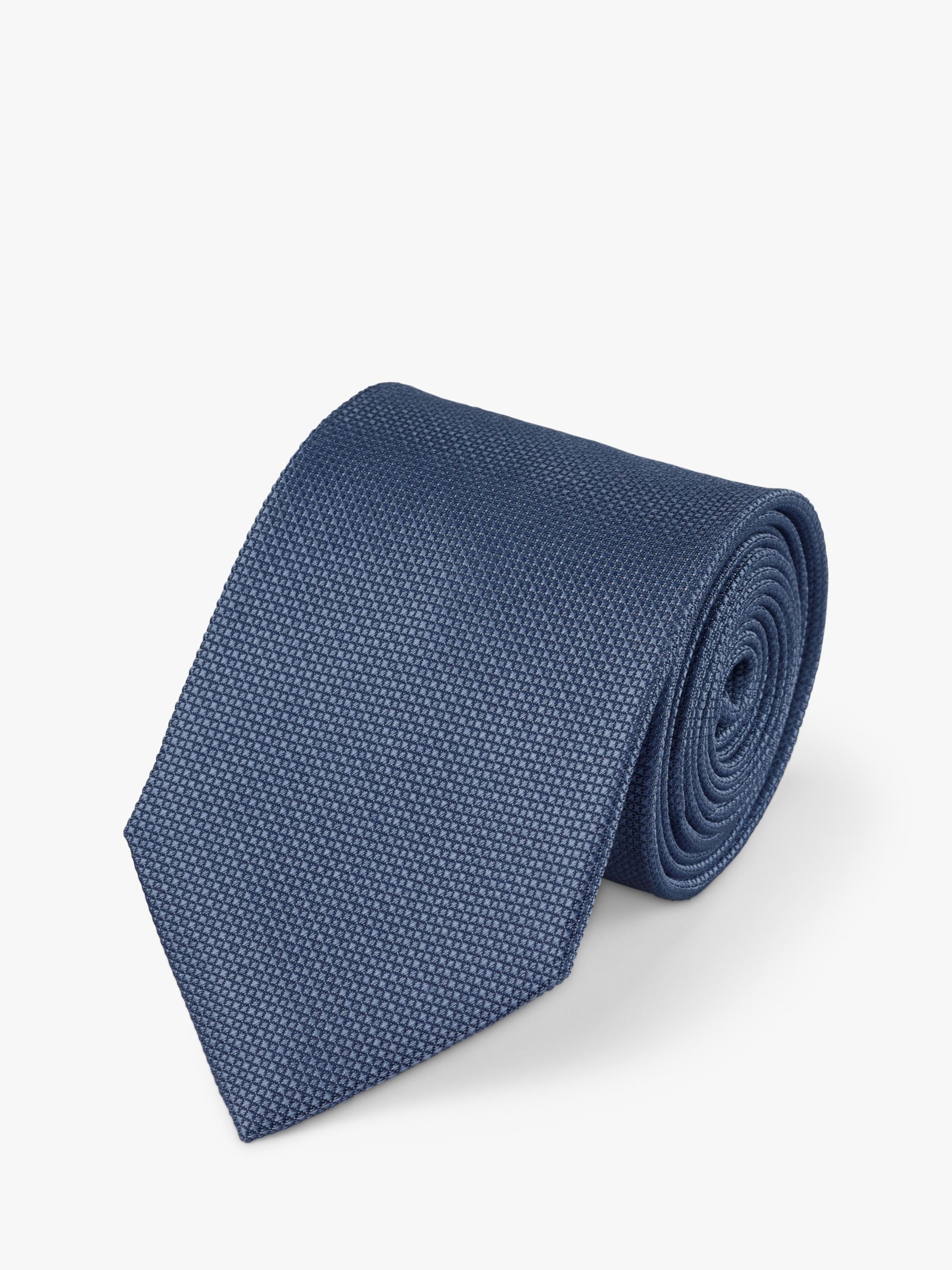 Charles Tyrwhitt Stain Resistant Silk Tie, Steel Blue, One Size
