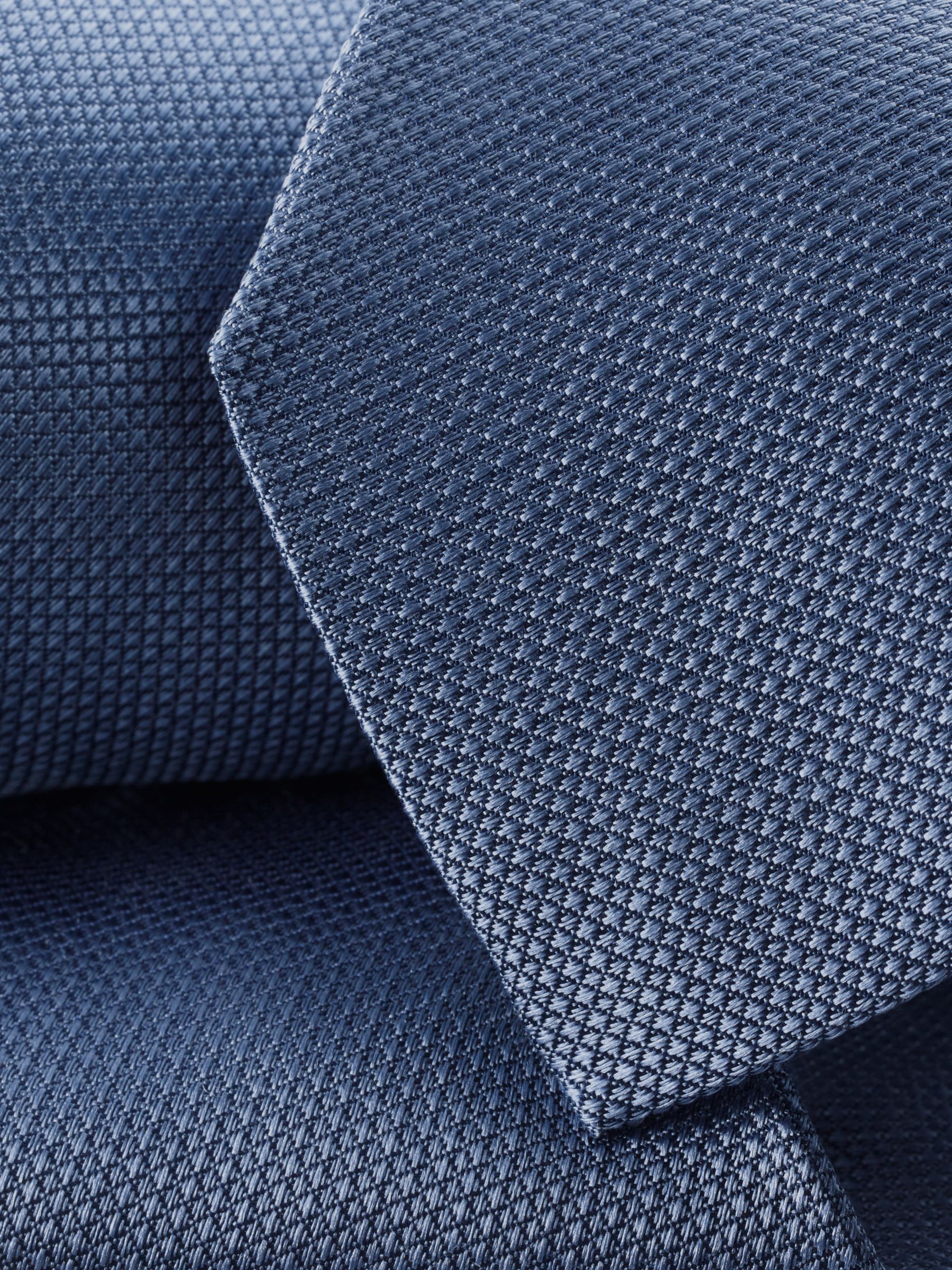 Charles Tyrwhitt Stain Resistant Silk Tie, Steel Blue, One Size