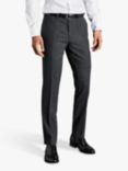 Charles Tyrwhitt Seasonal Designs Textured Wool Slim Fit Suit Trousers, Dark Grey