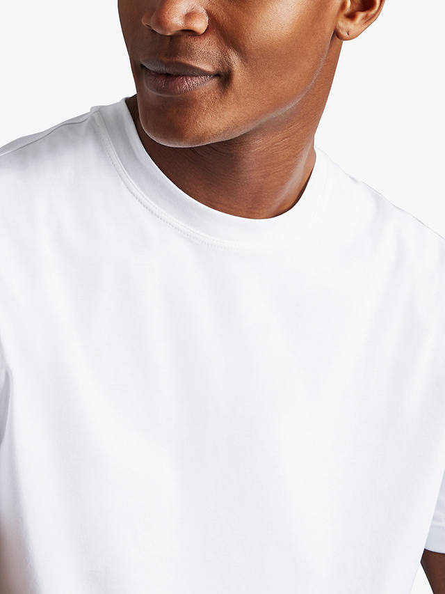 Charles Tyrwhitt Cotton Short Sleeve T-Shirt, White