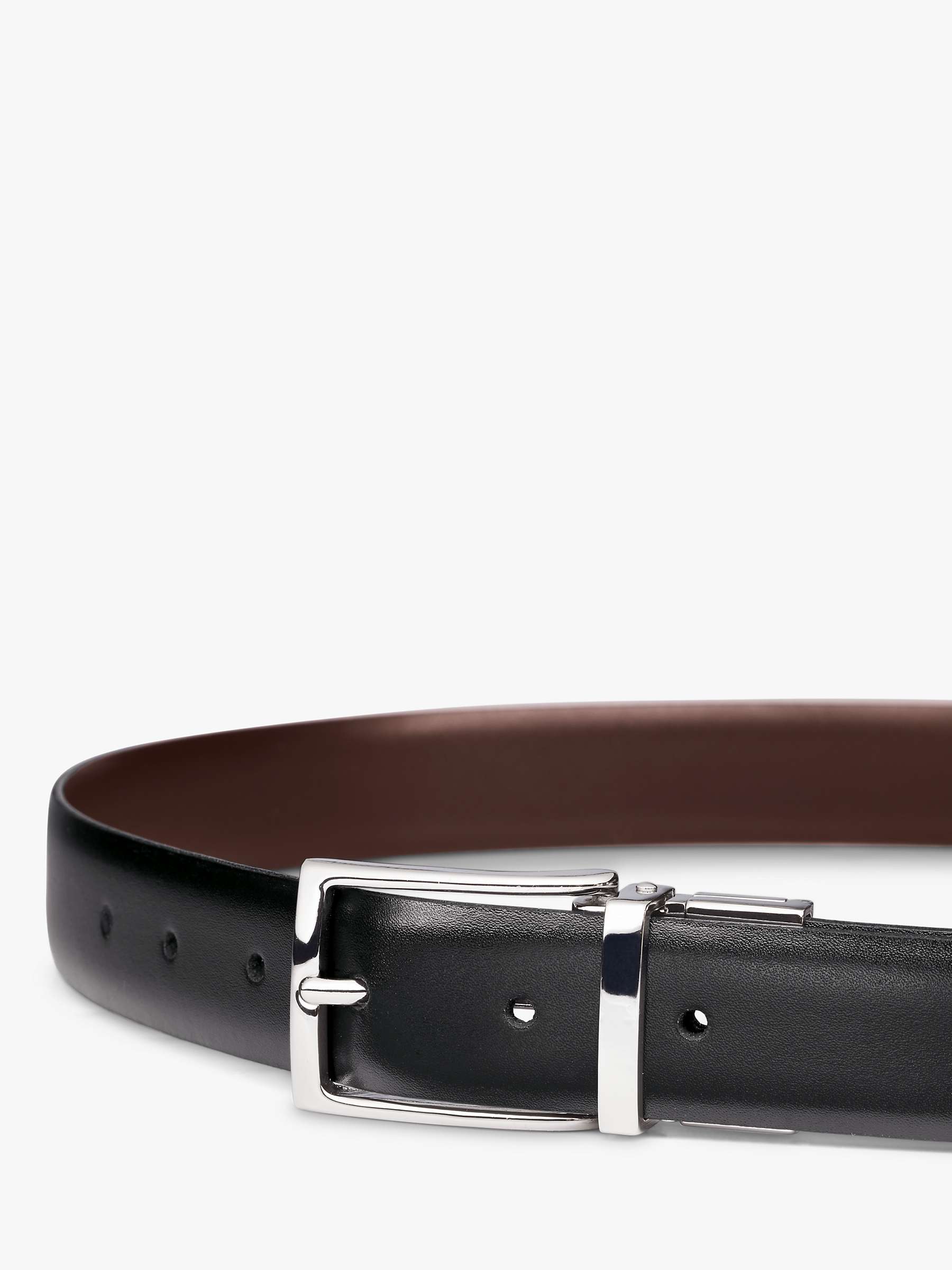 Buy Charles Tyrwhitt Reversible Leather Belt, Black/Chocolate Online at johnlewis.com
