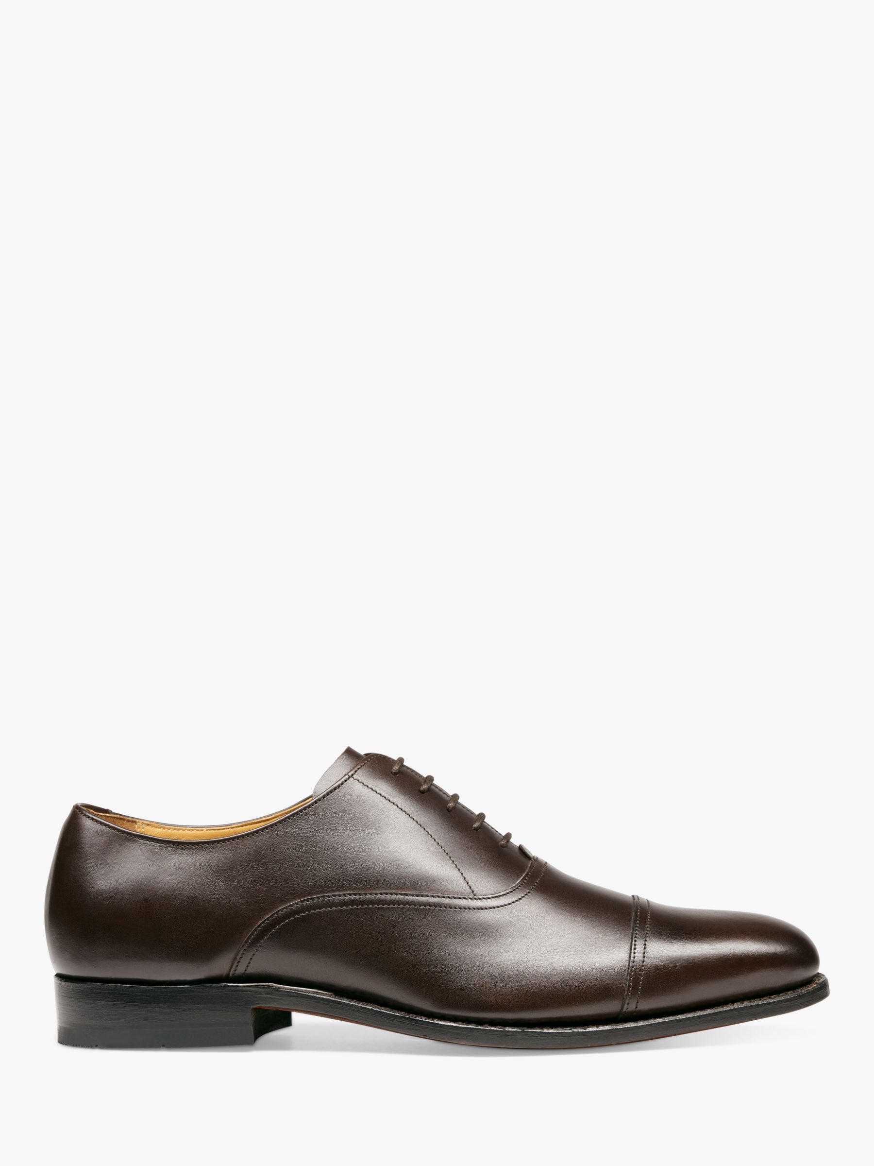 Charles Tyrwhitt Leather Oxford Shoes, Dark Chocolate at John Lewis ...