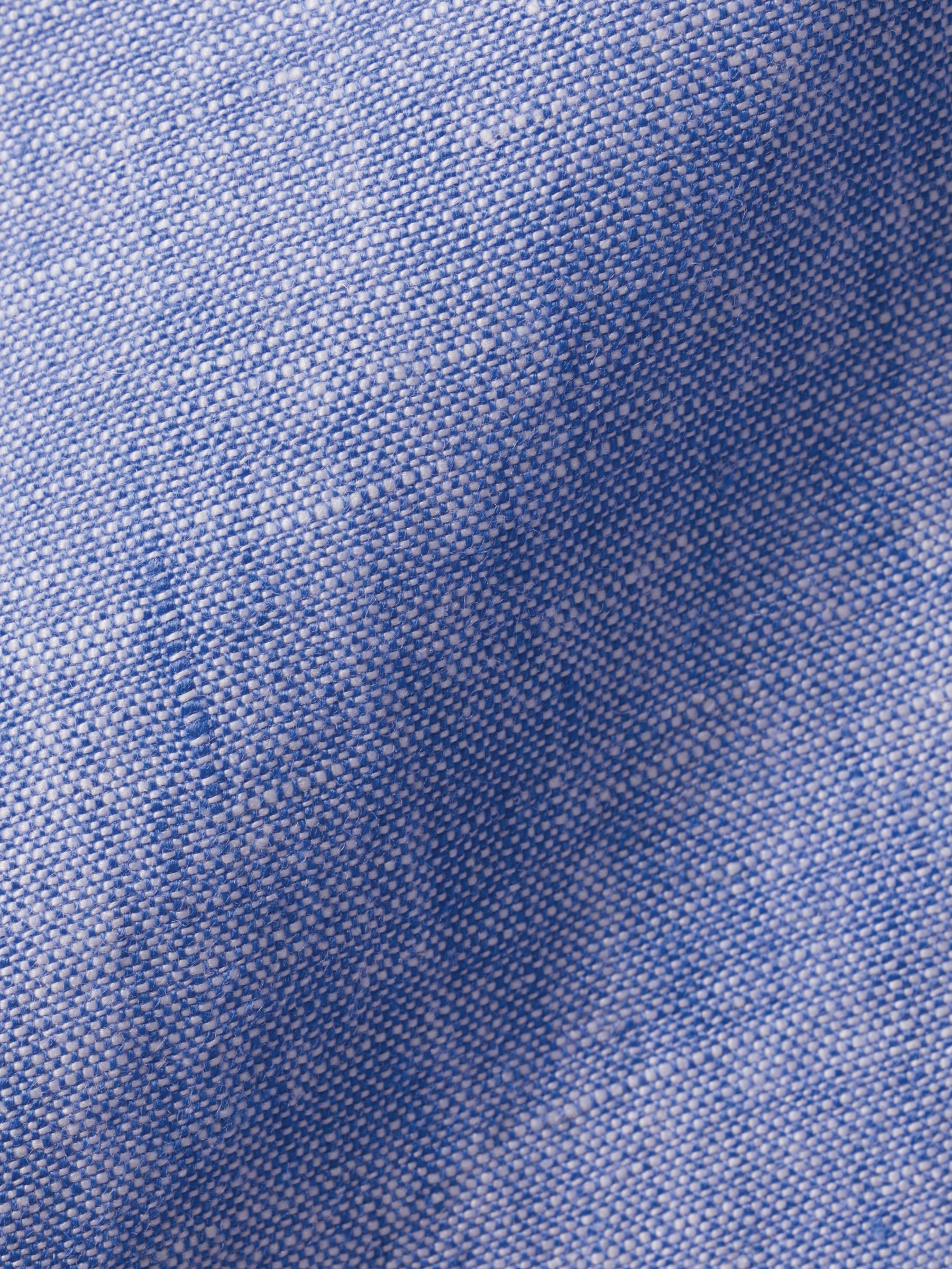 Charles Tyrwhitt Linen Slim Fit Shirt, Cobalt Blue, S