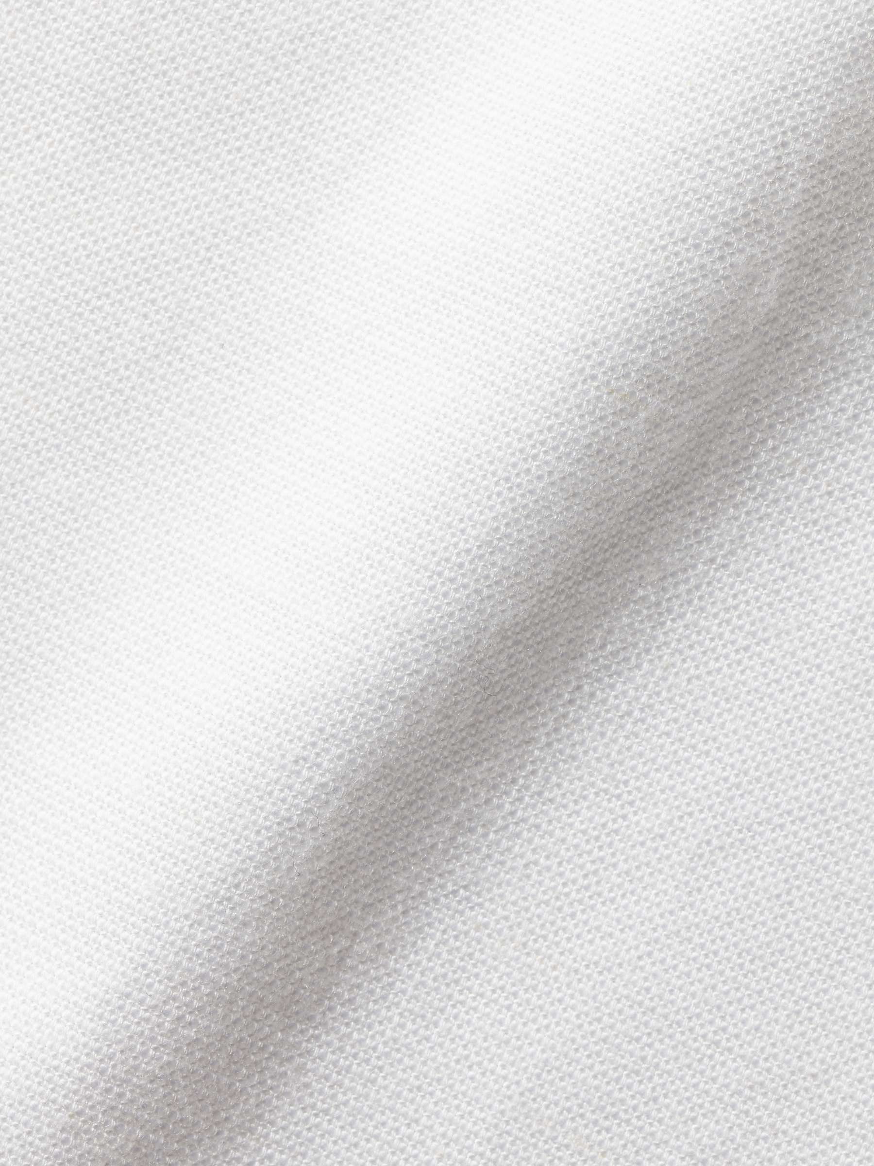 Buy Charles Tyrwhitt Cotton Linen Blend Collarless Slim Fit Shirt, White Online at johnlewis.com
