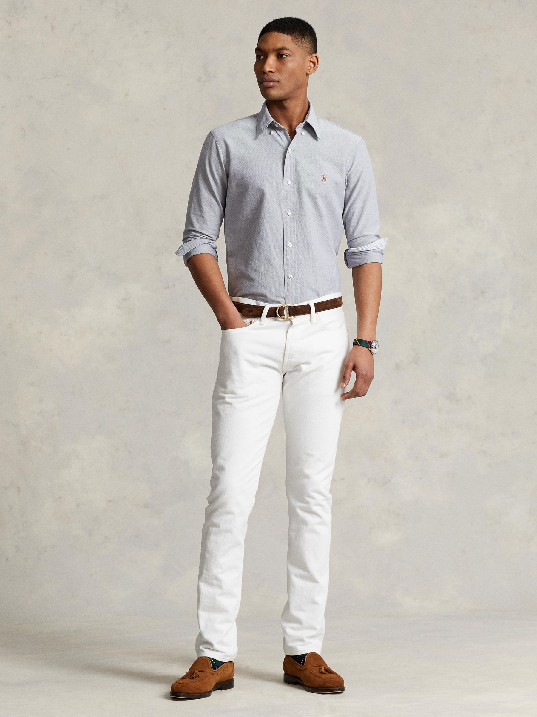 Polo by Ralph Lauren, Shirts, Polo Ralph Lauren Polo Shirt Multi Colored  M Custom Slim Fit