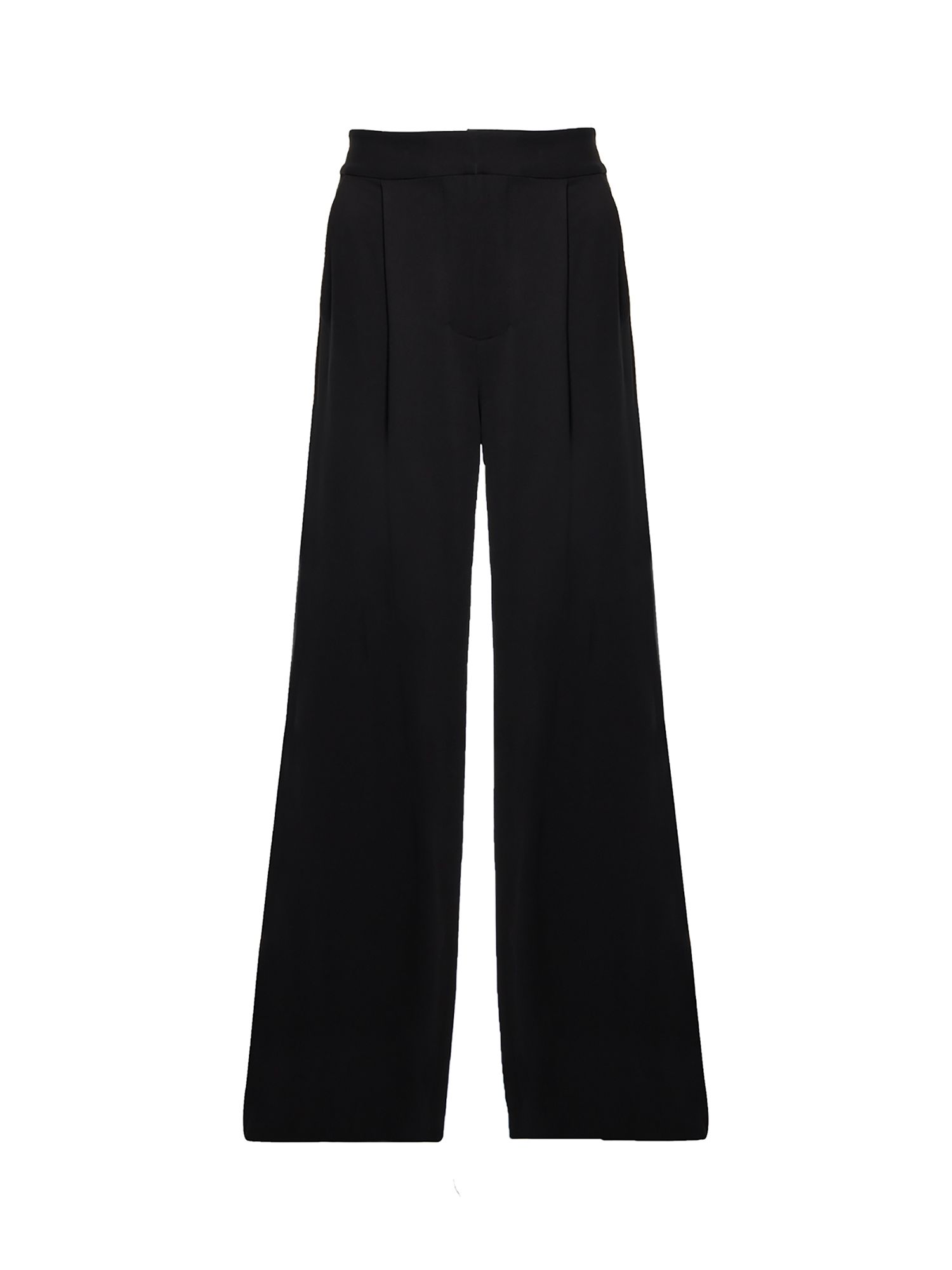 French Connection Ame Wide Leg Suit Trousers, Black at John Lewis ...