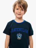 Fabric Flavours Kids' Harry Potter Ravenclaw Short Sleeve T-Shirt, Navy