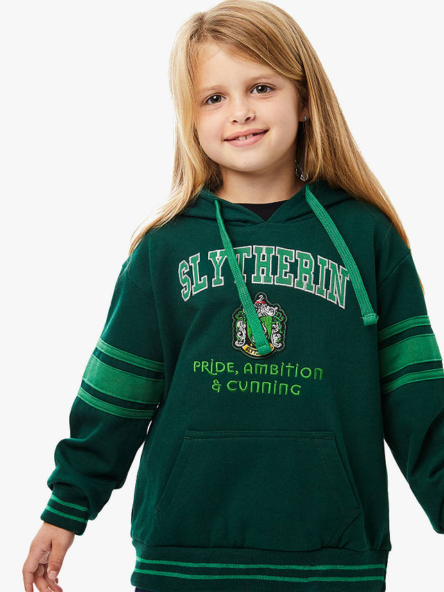Fabric Flavours Kids' Harry Potter Slytherin Hoodie, Green