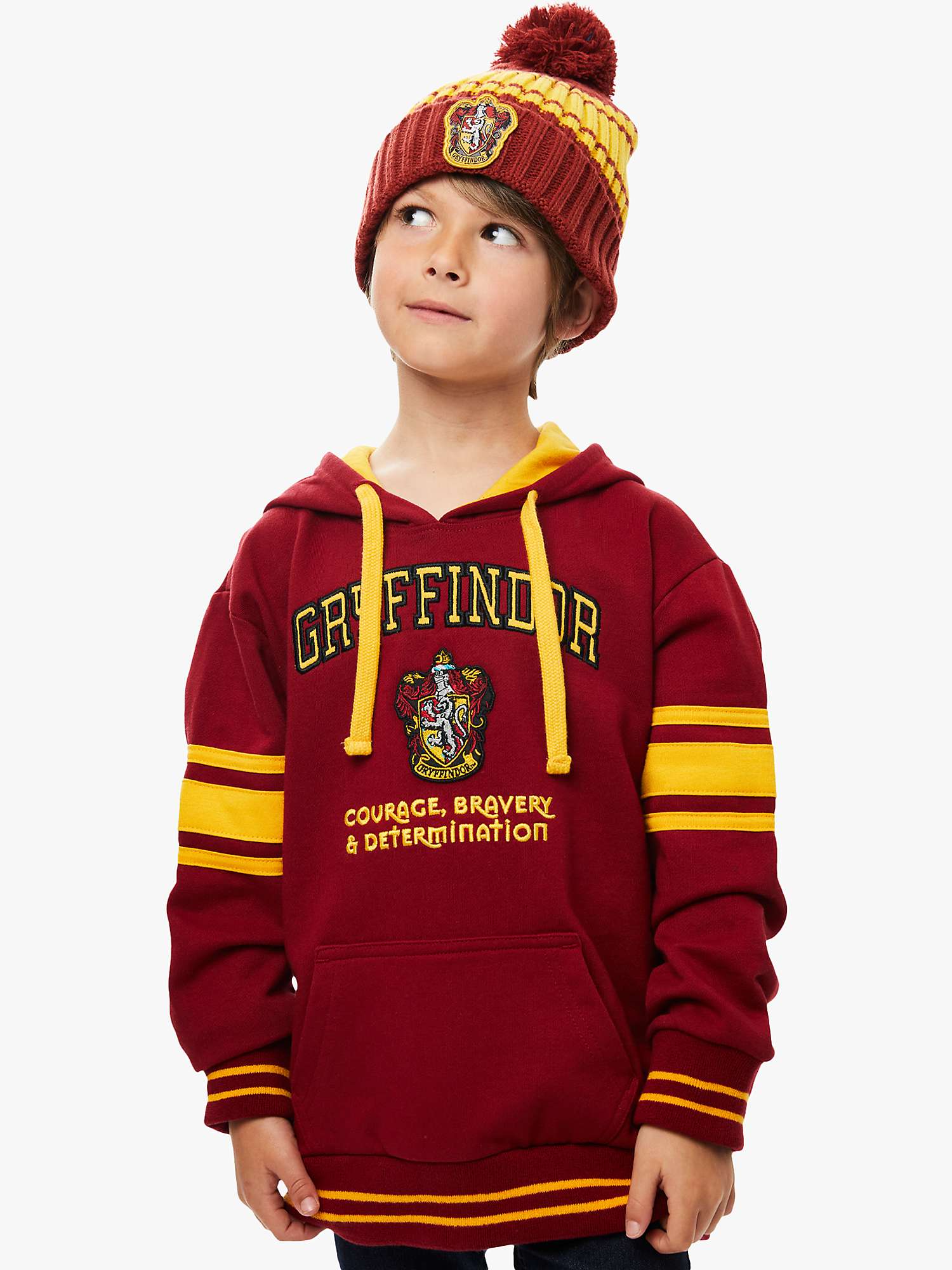 Buy Fabric Flavours Kids' Harry Potter Gryffindor Hoodie, Red Online at johnlewis.com