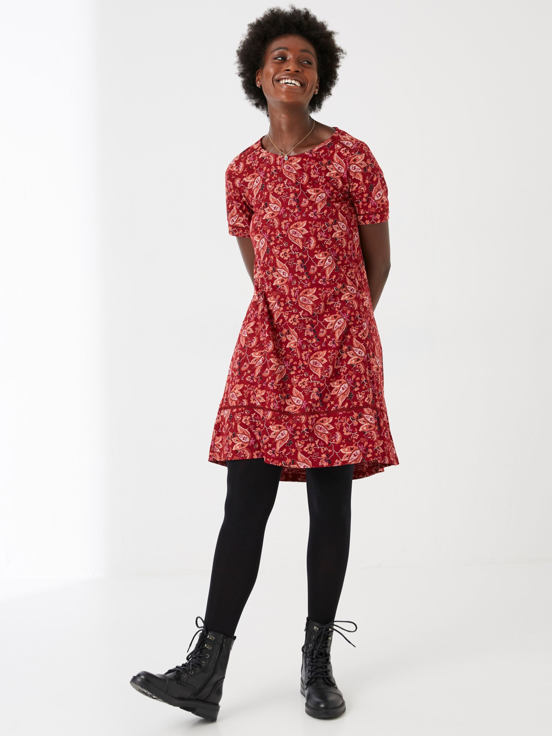 H&M Divided A Line Dress mixed pattern casual look Fashion Dresses A Line Dresses 