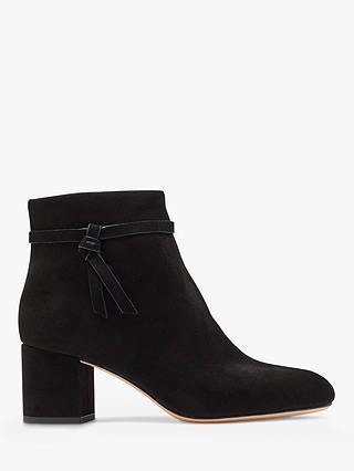 kate spade new york Knott Detail Suede Ankle Boots, Black