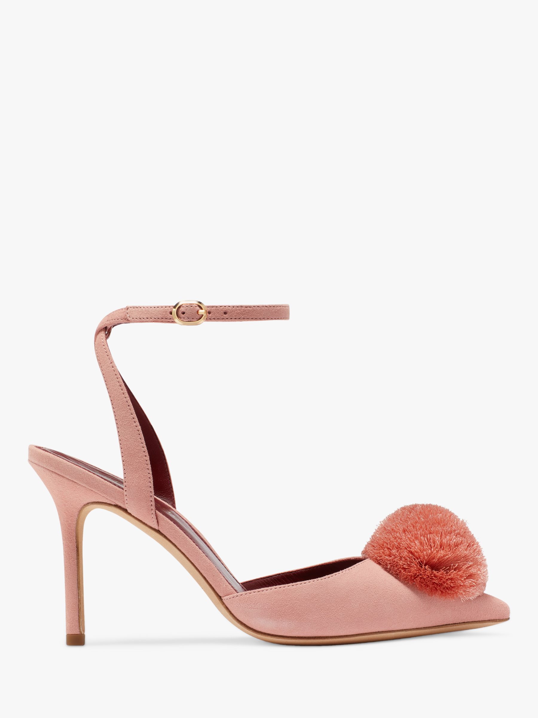 kate spade new york Armour Pom Ankle Strap Court Shoe, Dancer Pink